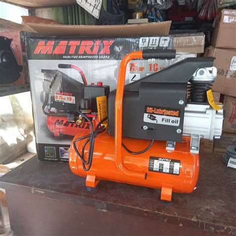 Jual Mesin Kompresor Angin Listrik MTX 75 MATRIX 3 4 HP 10 LITER Kota