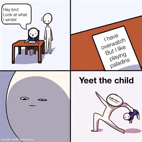 yeet the child Blank Template - Imgflip