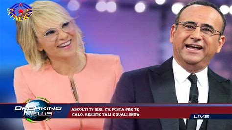 Ascolti Tv Ieri C Posta Per Te Calo Resiste Tali E Quali Show