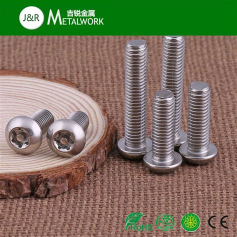 China Ss304 Ss316 Stainless Steel Torx Socket Button Head Countersunk