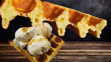 Идеальный рецепт вафель: хрустящие снаружи, нежные внутри - YouTube