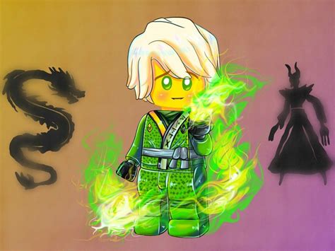 Master Lloyd Half Oni Half Dragon Ninjagosonsofgarmadon