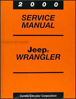 Jeep Wrangler Repair Manual Pdf Free