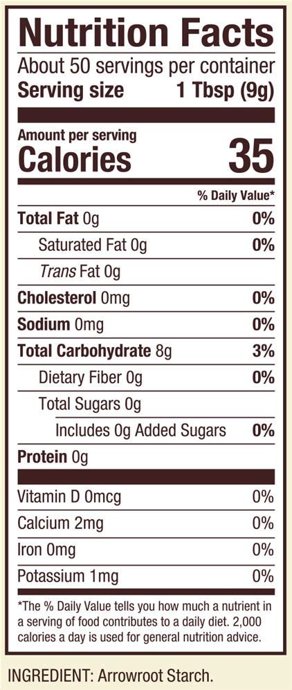 Arrowroot Starch Bobs Red Mill Natural Foods