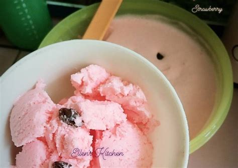 Resep Ice Cream Pondan Strawberry Oleh Ellen S Kitchen Cookpad