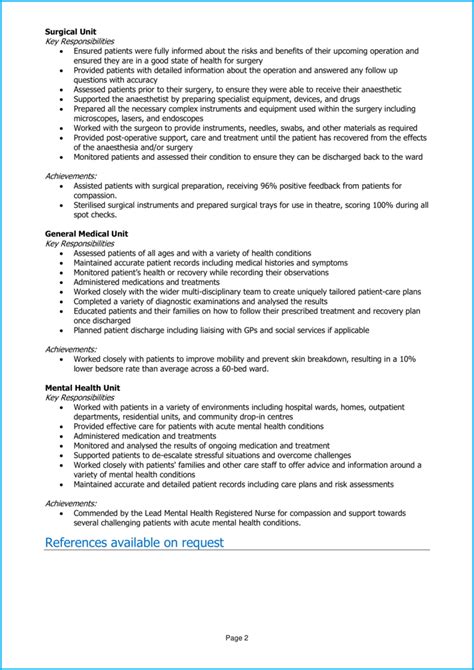 Student Nurse CV Example In Depth Guide Land The Best Jobs