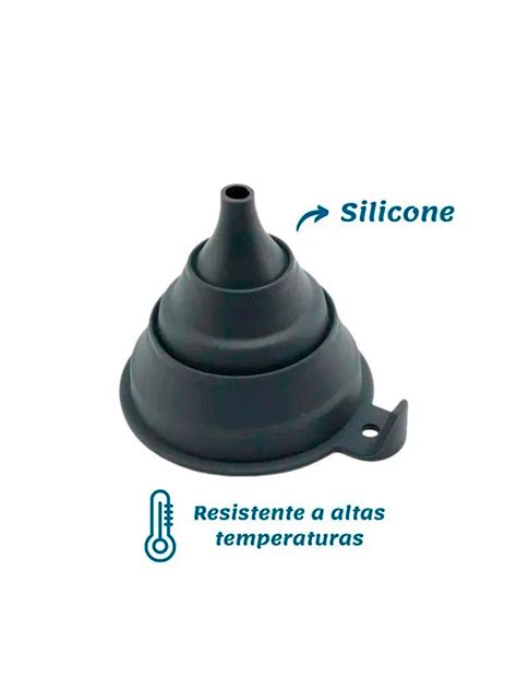 Comprar Funil De Silicone Retrátil Cozinha Flexível Dobrável Dolce