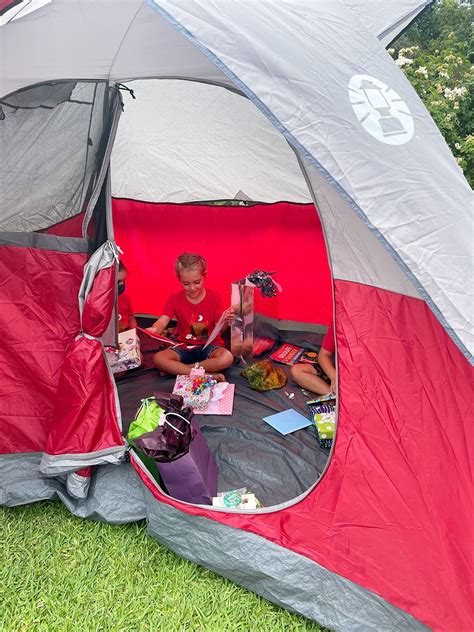 Camping Birthday Party Tents