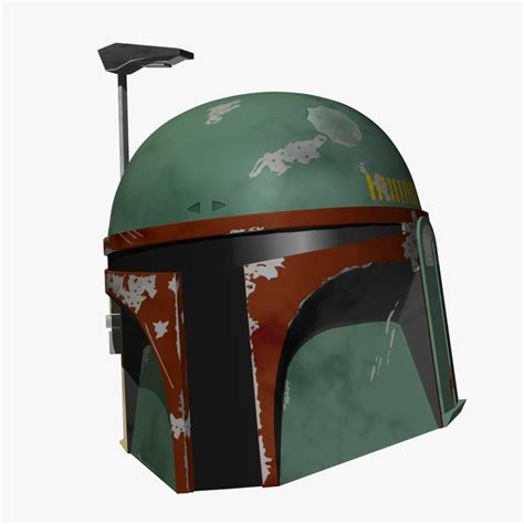 boba fett helmet 3d max