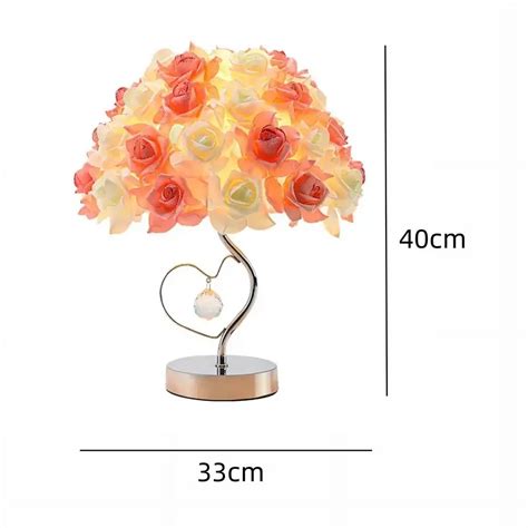 Elegant Flower Table Lamp For Bedroom Decor Table Lamp Night Lamp Reading Lamp For Bedroom