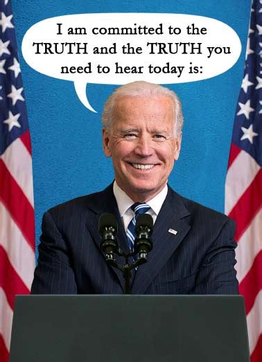 Birthday Cards Joe Biden, Funny Cards - Free postage included