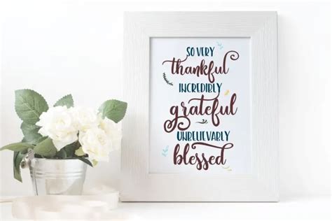 Grateful Thankful Blessed Wall Art | FaveCrafts.com