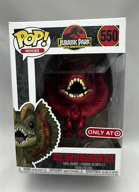 Funko Pop Movies Jurassic Park 25th Anniversary 550 Dilophosaurus