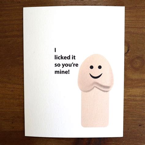 Naughty Valentines Day Card Funny Valentines Card Adult Valentines