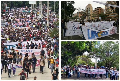 Imágenes Las Marchas Estudiantiles En Bogotá Y Otras Ciudades Rcn Radio