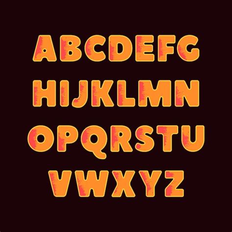 Premium Vector | Bright and colorful cute alphabet english abc ...