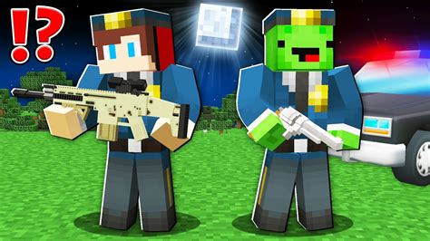 How Mikey And Jj Became Policeman Minecraft Maizen Youtube