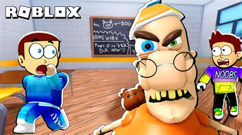 Roblox Team School Escape Teamwork Obby Shiva And Kanzo Gameplay