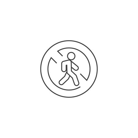 Vector sign of the walk symbol is isolated on a white background. walk ...