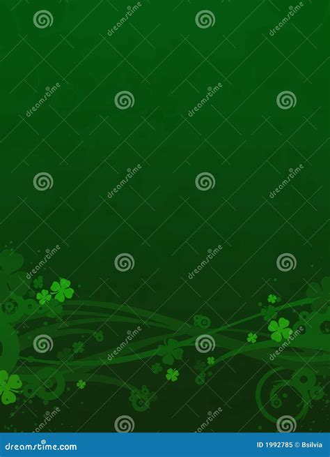 Clovers Background, St. Patrick S Day Stock Illustration - Illustration ...