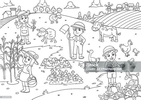 Agricultura Desenho Para Colorir - 5
