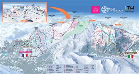 La Thuile Ski Resort Piste Maps