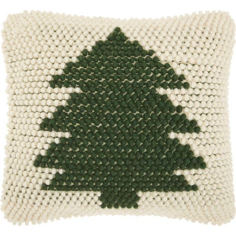 Nourison Home For The Holiday Christmas Tree Loops Decorative Throw ...