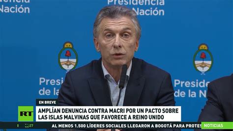 Elevan A Traición A La Patria La Denuncia Contra Macri Por Un Pacto