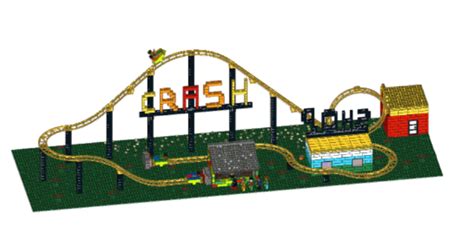 Lego Moc Rollercoaster Achterbahn By Iluvlego Rebrickable Build