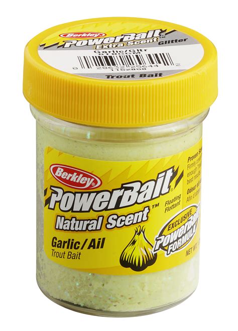 Berkley Powerbait Power Trout Bait Natural Scent Glitter Garlic