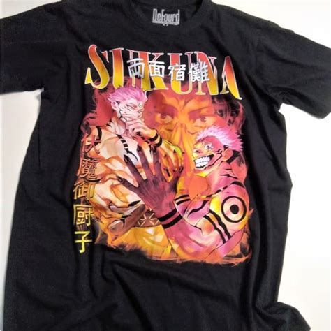 Jual Kaos Anime Jujutsu Kaisen Ryomen Sukuna Vintage Kaos Anime