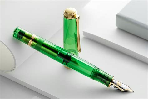 Pelikan M800 Fountain Pen Green Demonstrator Special Edition The