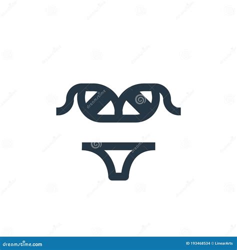 Bikini Editable And Resizeable Vector Icon Cartoondealer