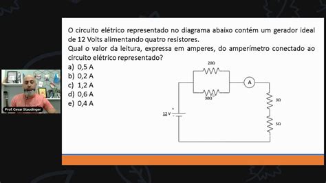 Ifpe O Circuito El Trico Representado No Diagrama Abaixo Cont M Um