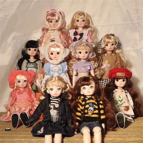 Cm Winter Suit Bjd Doll Ball Jointed Doll Sad Face Toy Naked Baby Joint Solid