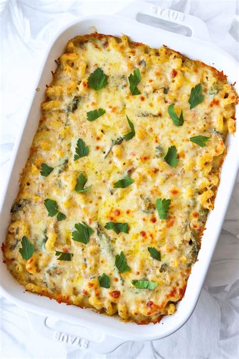 Creamy Tuna Pasta Bake Cheesy Tuna Mornay That Spicy Chick