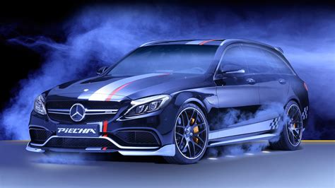 2016 Piecha Design Mercedes Amg C63 Estate Black Wallpaper Hd Car Wallpapers Id 6391