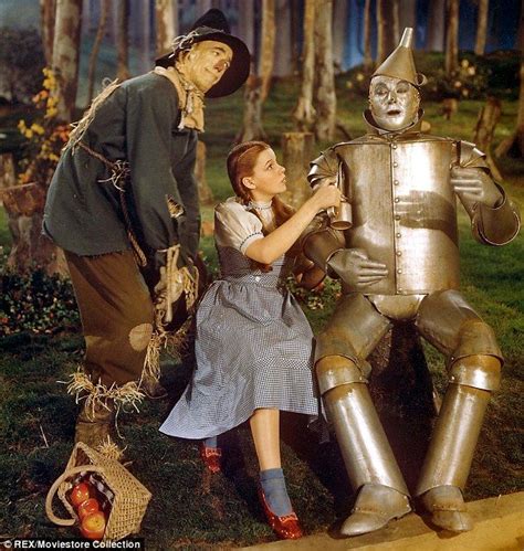 Full Length Picture Of The Scarecrow Dorothy And The Tin Man Wizard