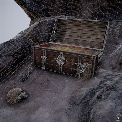 Pirate Treasure Environment 3d Model 19 Max Obj Fbx Free3d