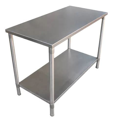 Mesa De Acero Inox X X Mindejal Envio Gratis