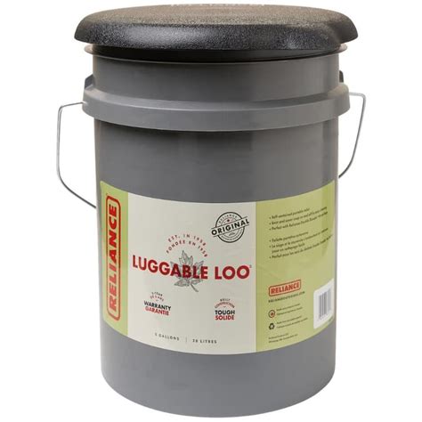 RELIANCE Luggable Loo Portable Bucket Camping Toilet | Home Hardware