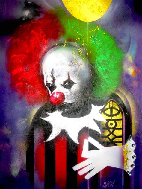 Scary Clown Painting at PaintingValley.com | Explore collection of ...