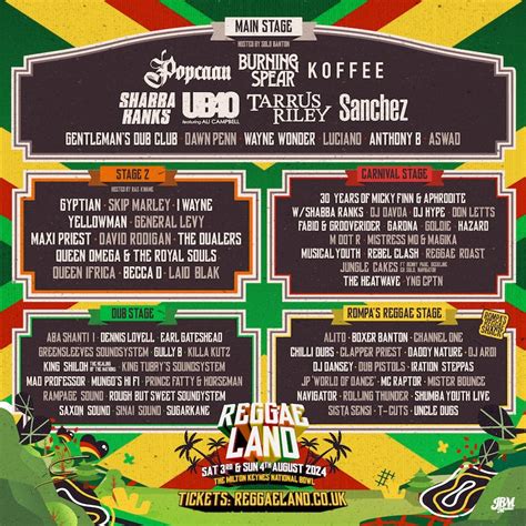 Information Reggae Land 2024