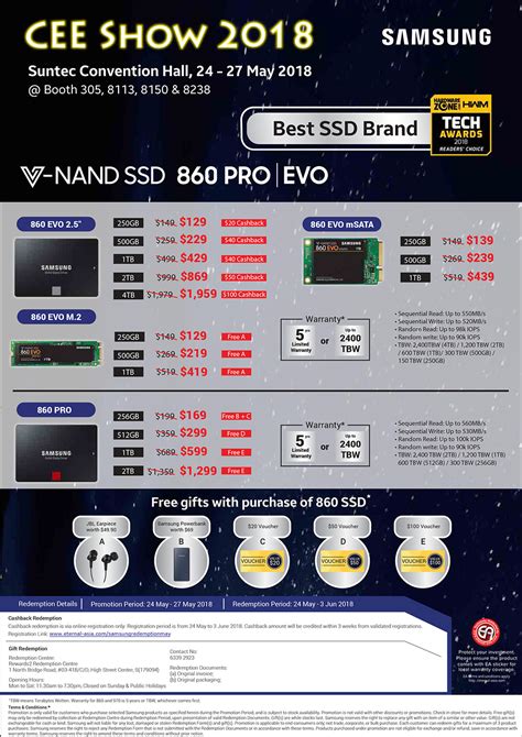 Samsung Ssd Page Brochures From Cee On Tech Show Portal