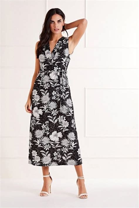 Back Mela London Floral And Spot Print Midi Dress