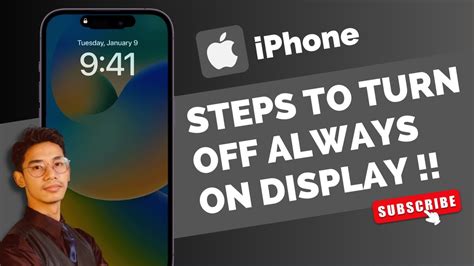 How To Turn Off Always On Display Iphone Youtube