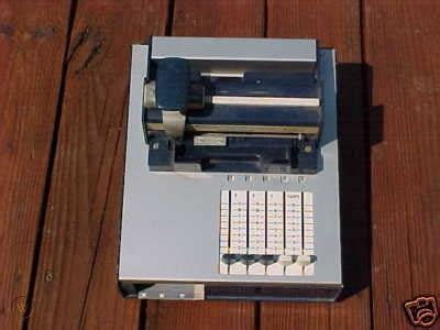 VINTAGE MANUAL CREDIT CARD IMPRINTER MACHINE 1968 | #45301343