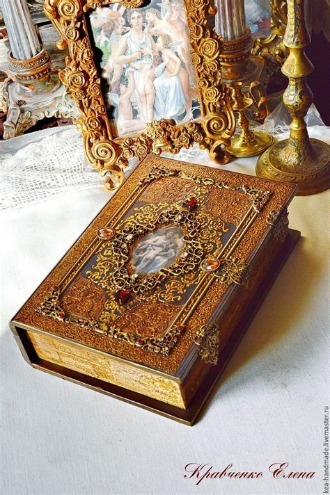 Sugar club | Книжная скульптура, Шкатулка, Декупаж