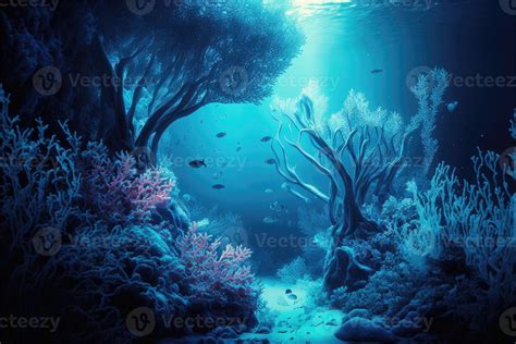 Dark Underwater Background