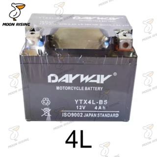 Motorcycle Battery L Dayway Ytx L Bs Moon Rising Shopee Philippines